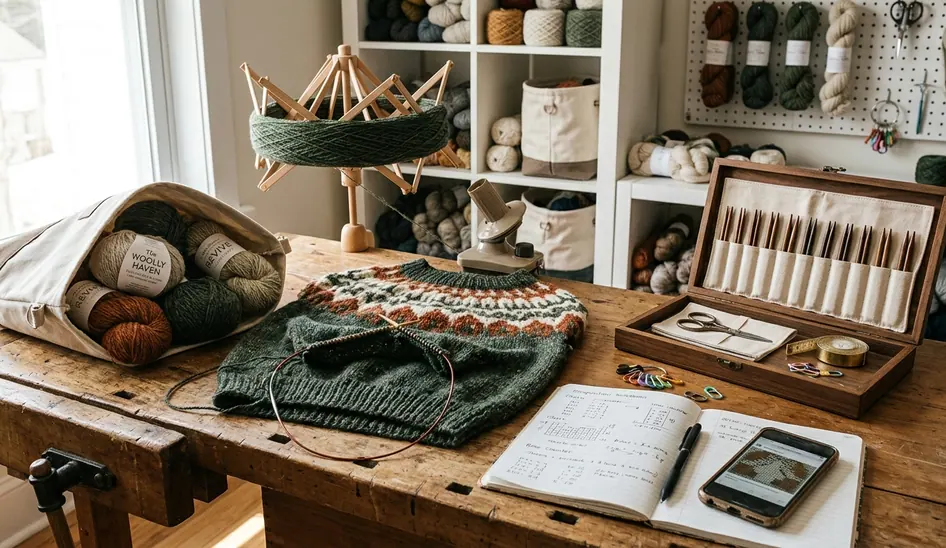 Image showing organized_knitting_workflow