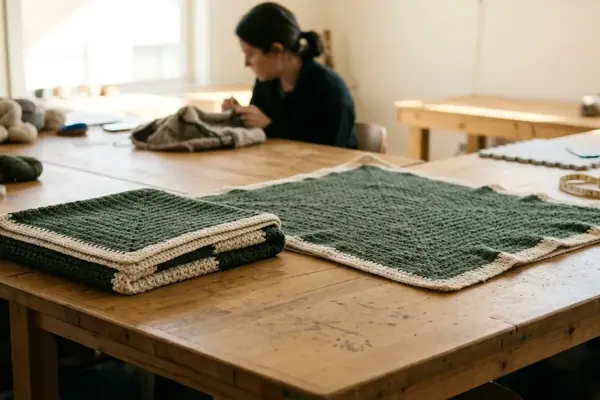 Steam Blocking vs. Wet Blocking: A Crochet Blanket Case Study