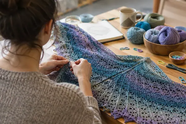 Decoding the Pi Shawl: How Stitch Multiples Dictate Drape and Shape